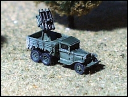 GAZ Lkw mit Flakaufbau Vierlings-MG R44